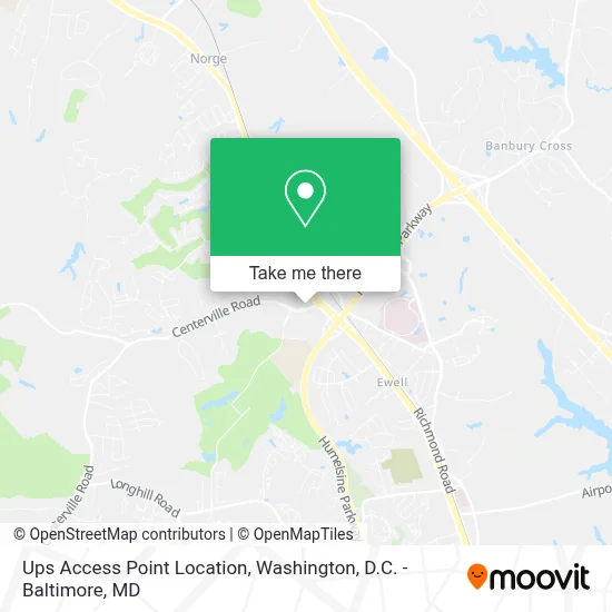 Ups Access Point Location map