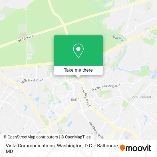 Vista Communications map