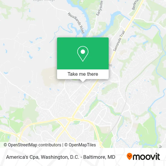 America's Cpa map