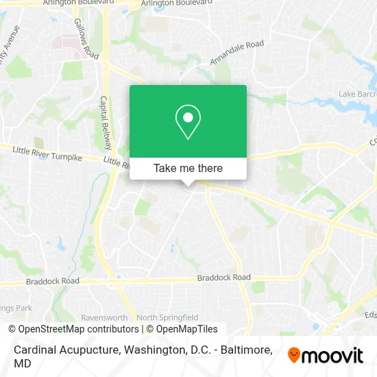 Cardinal Acupucture map