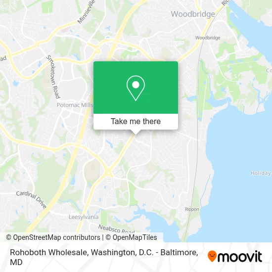 Rohoboth Wholesale map