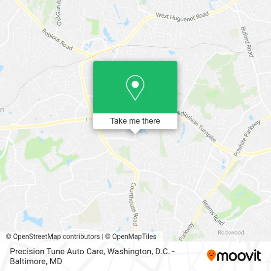 Precision Tune Auto Care map