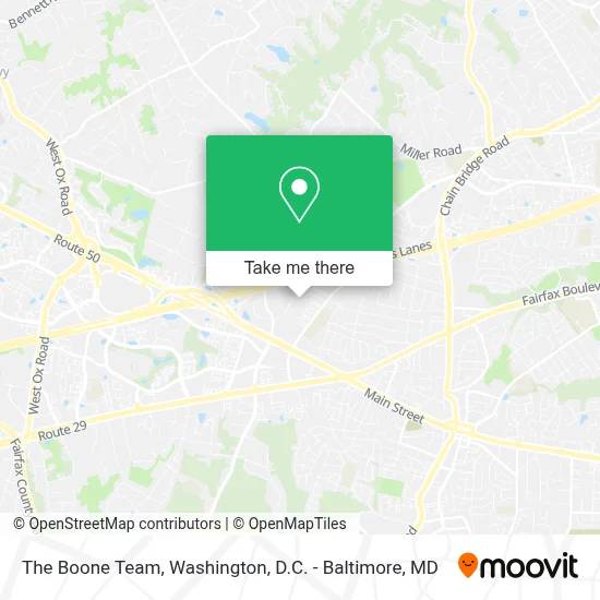 The Boone Team map