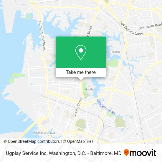 Ugplay Service Inc map