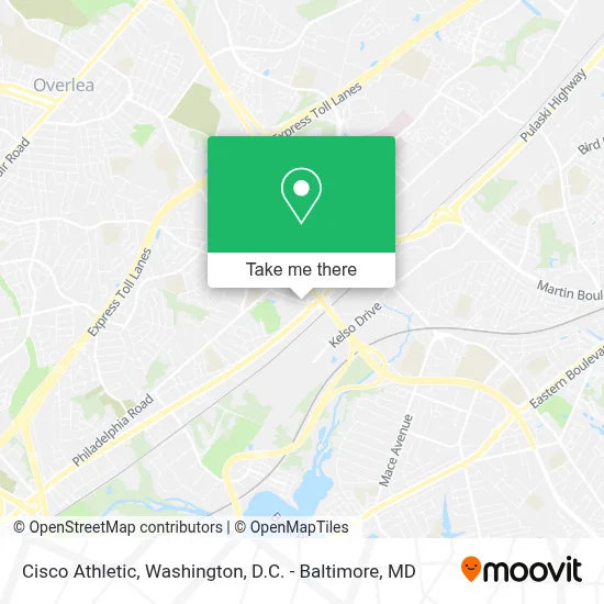 Cisco Athletic map