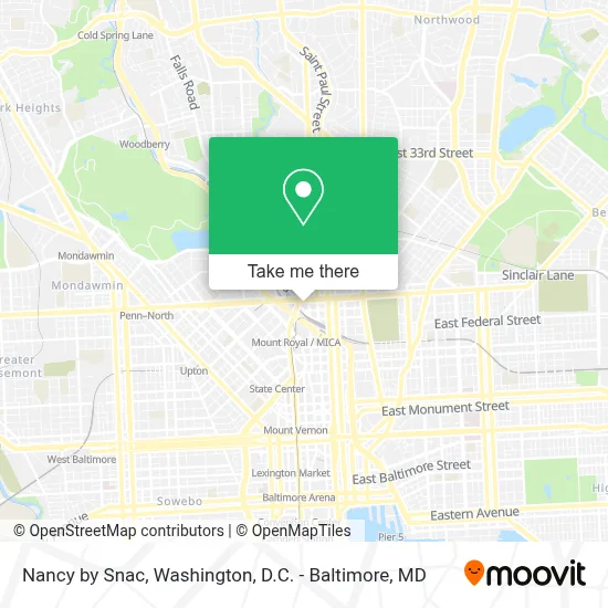 Nancy by Snac map