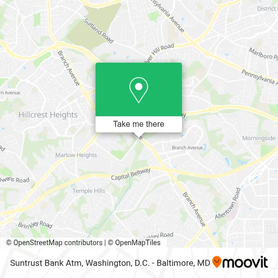 Suntrust Bank Atm map