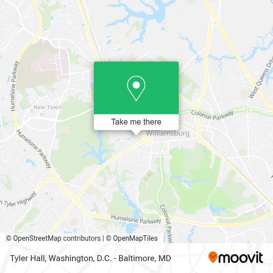 Tyler Hall map