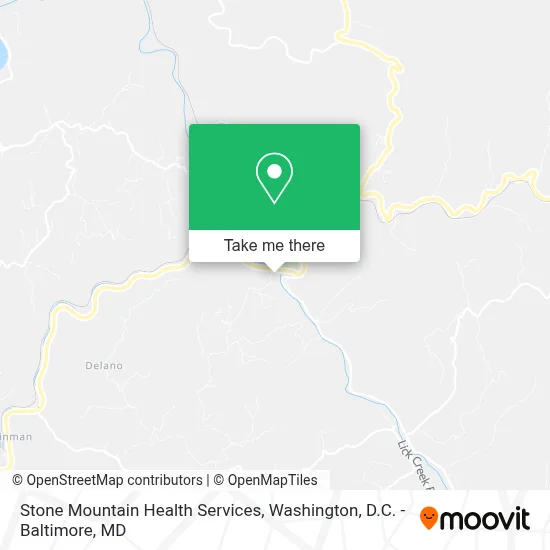 Stone Mountain Health Services map