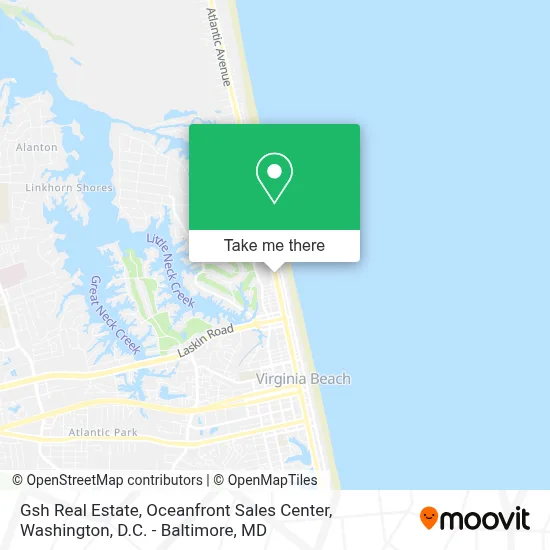 Gsh Real Estate, Oceanfront Sales Center map