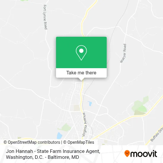 Jon Hannah - State Farm Insurance Agent map