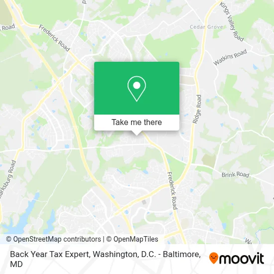 Back Year Tax Expert map
