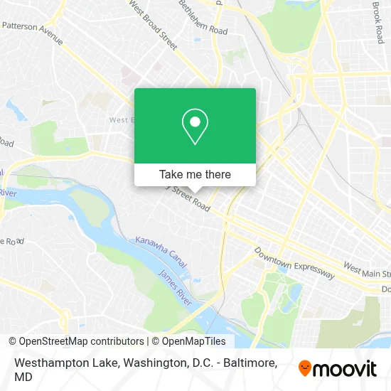 Westhampton Lake map