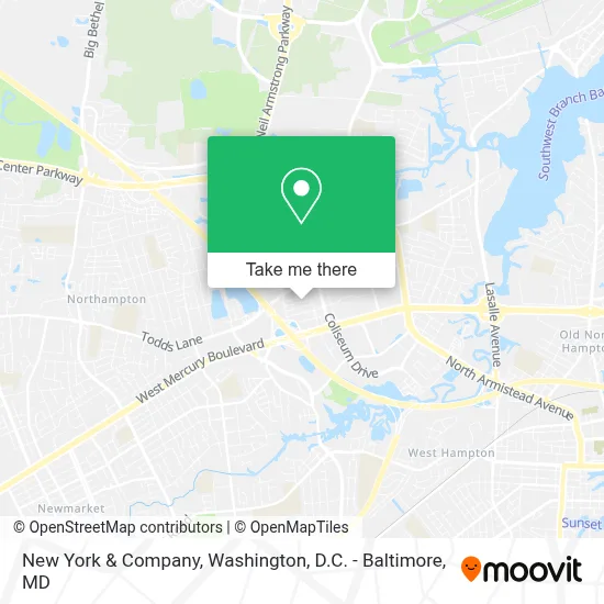New York & Company map