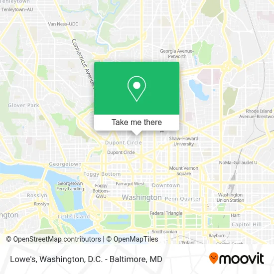 Lowe's map