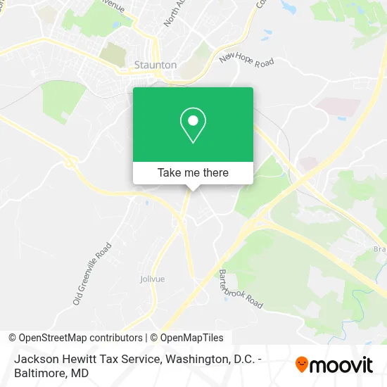 Jackson Hewitt Tax Service map