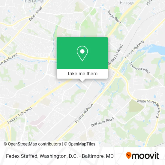Fedex Staffed map