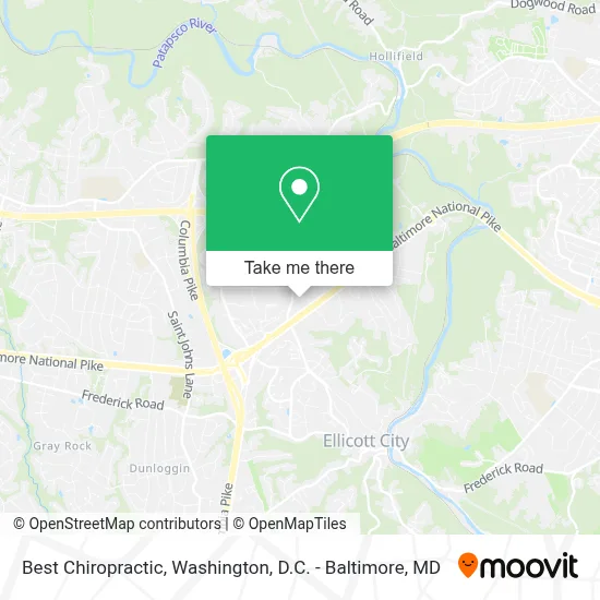 Best Chiropractic map