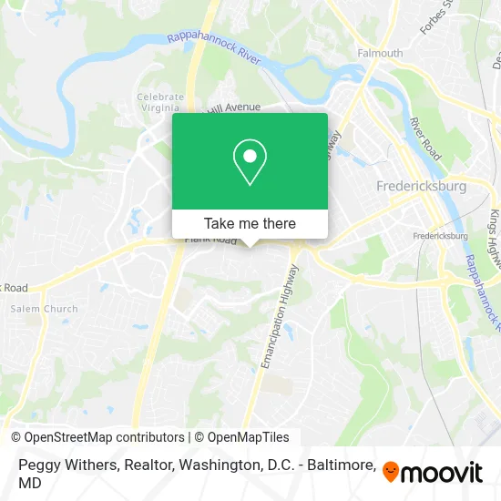 Peggy Withers, Realtor map