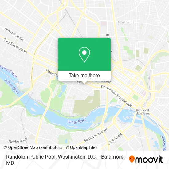 Randolph Public Pool map
