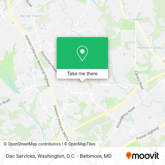 Dac Services map