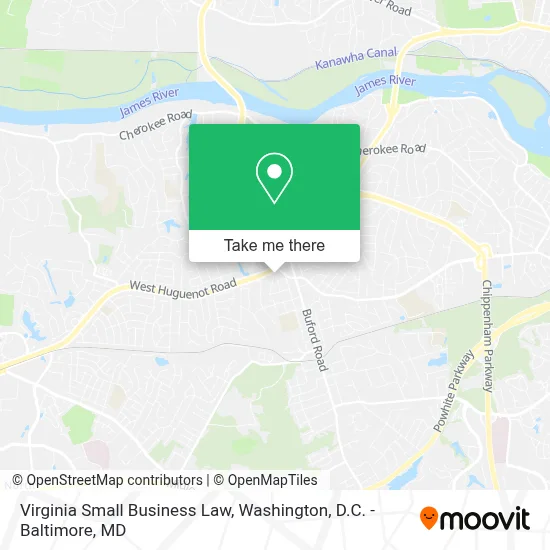 Virginia Small Business Law map
