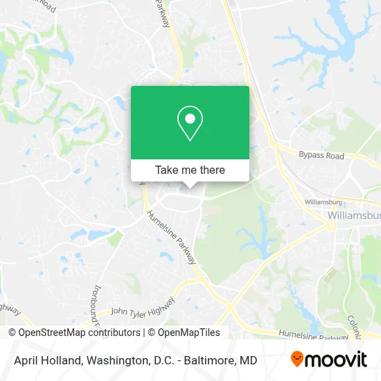 April Holland map