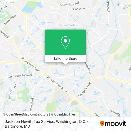 Jackson Hewitt Tax Service map