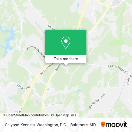 Calypso Kennels map