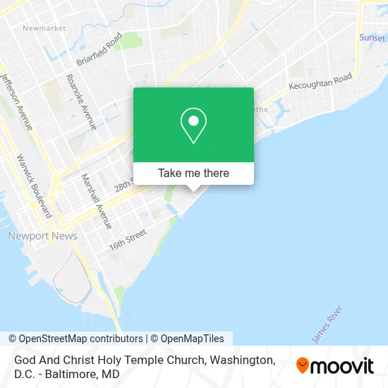 God And Christ Holy Temple Church map