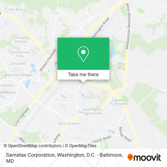 Samatax Corporation map