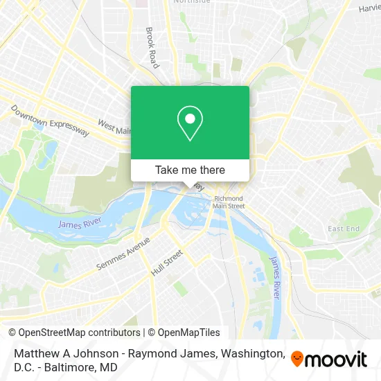 Matthew A Johnson - Raymond James map