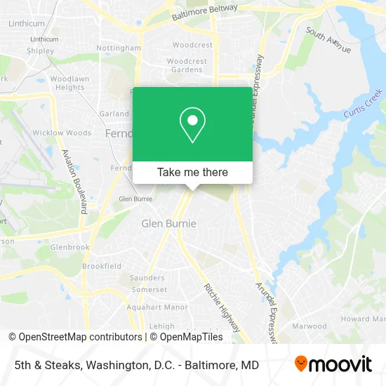 5th & Steaks map