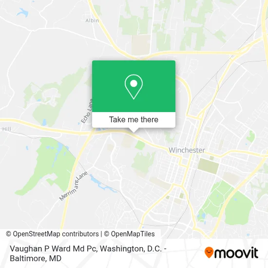 Vaughan P Ward Md Pc map