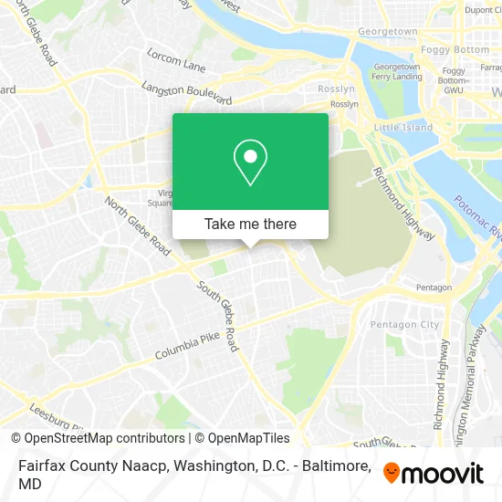 Fairfax County Naacp map