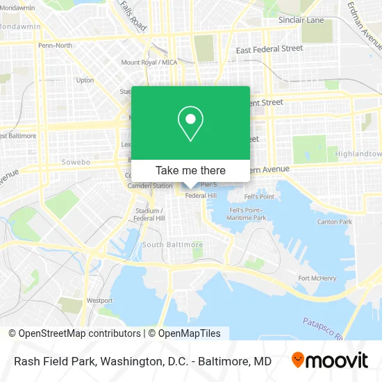 Rash Field Park map
