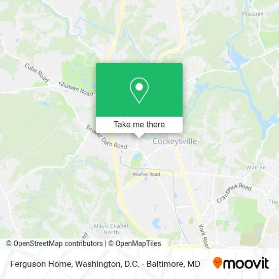 Ferguson Home map