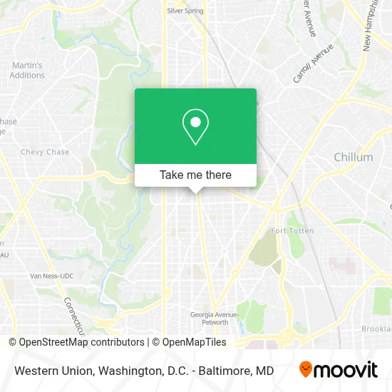 Western Union map