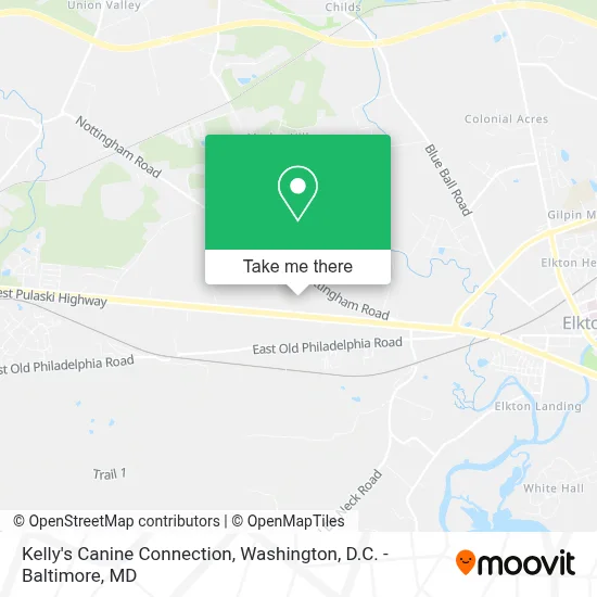 Kelly's Canine Connection map
