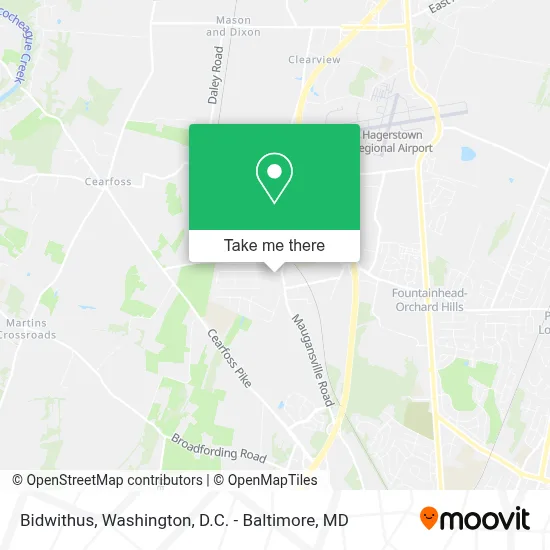 Bidwithus map