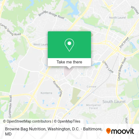 Browne Bag Nutrition map