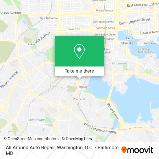 All Around Auto Repair map