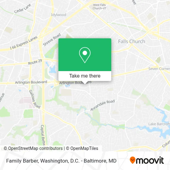 Family Barber map
