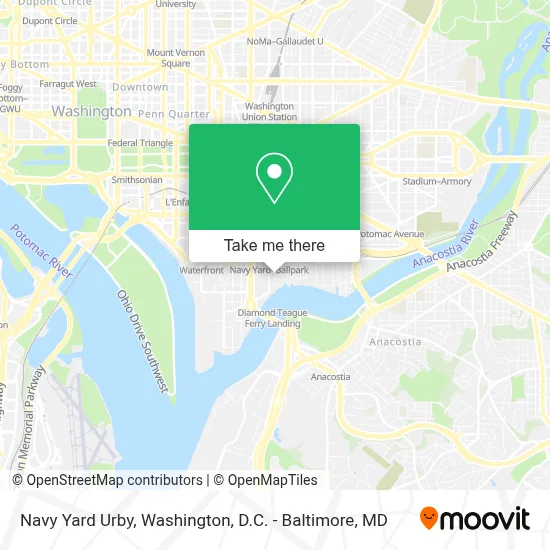 Navy Yard Urby map