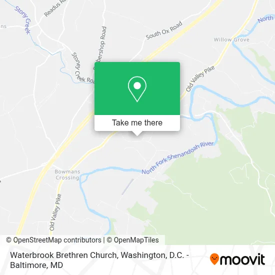 Waterbrook Brethren Church map