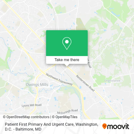 Patient First Primary And Urgent Care map