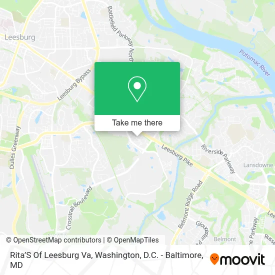 Rita’S Of Leesburg Va map