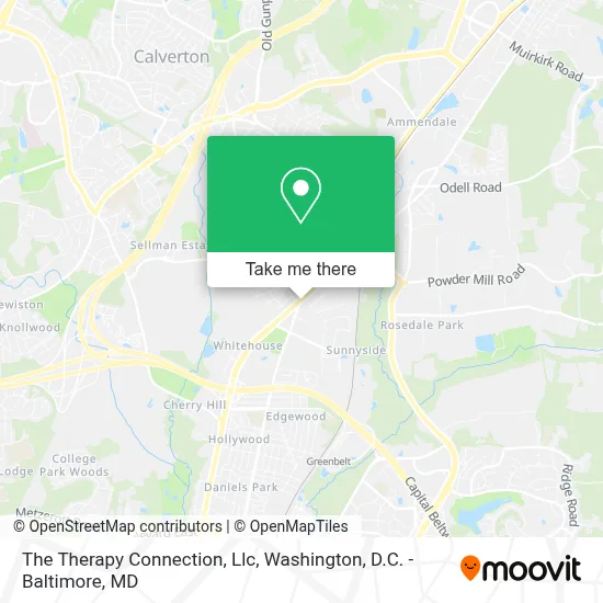 The Therapy Connection, Llc map