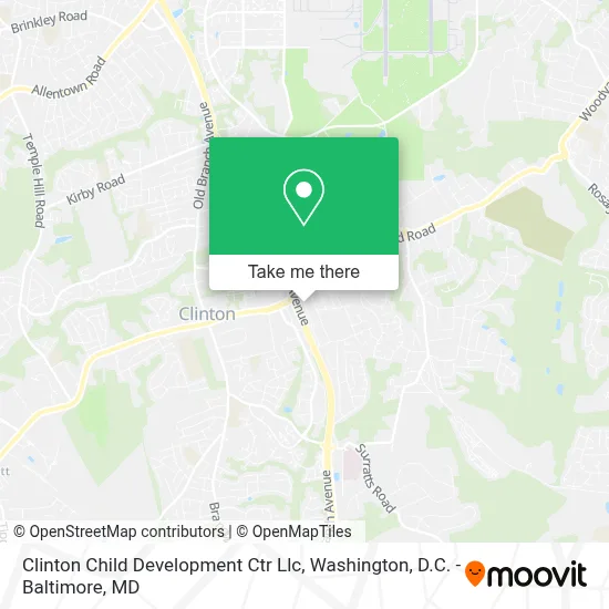 Clinton Child Development Ctr Llc map