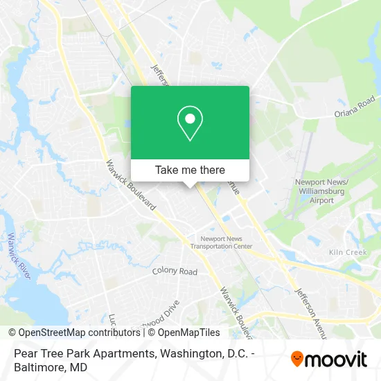 Pear Tree Park Apartments map